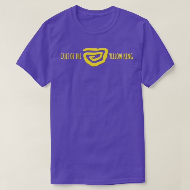 Gult Kung T Shirt (Design framsida)