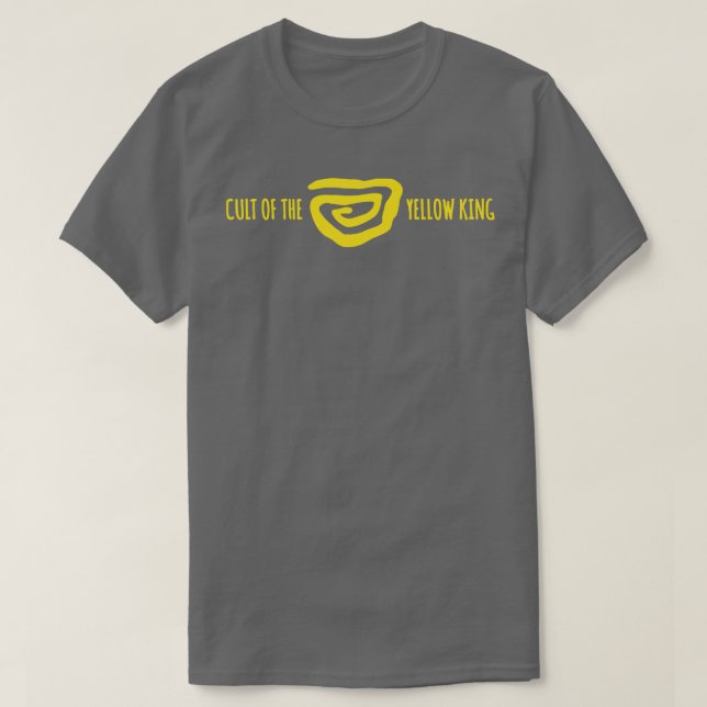 Gult Kung TShirt T Shirt (Design framsida)