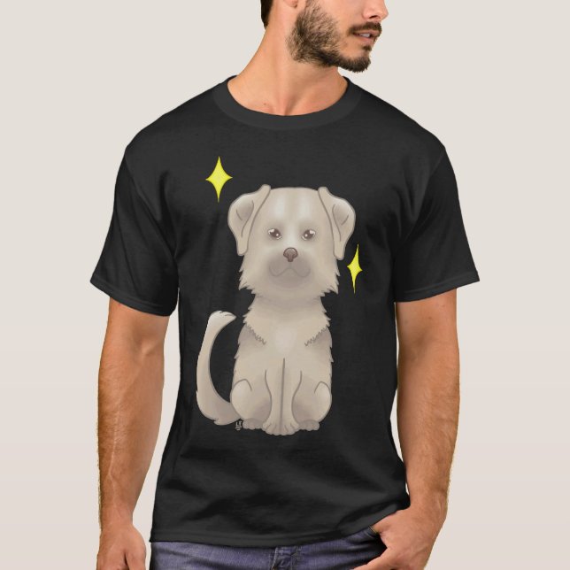 Gult Labour Retriever 153 T Shirt (Framsida)