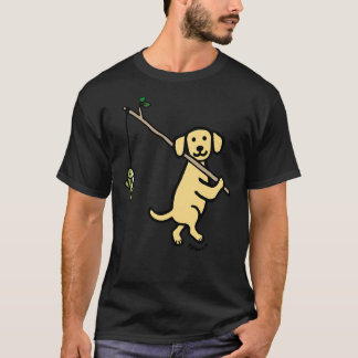 Gult Labour Retriever Fishing T Shirt