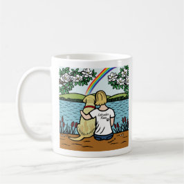 Gult Labrador Angel och Mamma Blonde S Kaffemugg