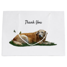 Gult Labrador Blandras Gift Bag