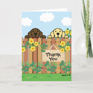 Gult Labrador Chocolate Labrador Tack Kort