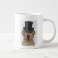 Gult Labrador, Formal Hound and Hat