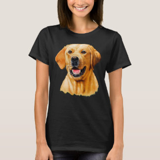 Gult Labrador Fullt Image T Shirt