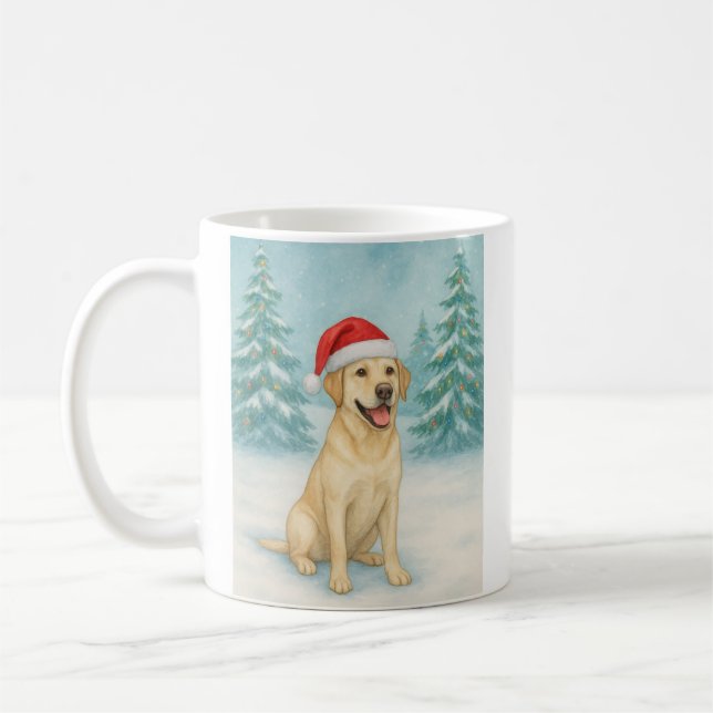 Gult Labrador Kaffemugg (Vänster)