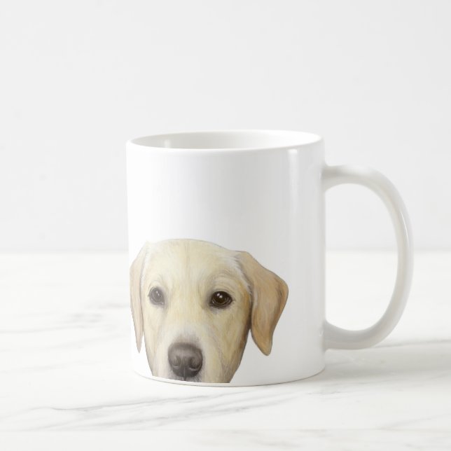 Gult Labrador original vid miart Kaffemugg (Höger)