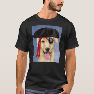 Gult Labrador Pirat T-shirt