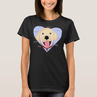Gult Labrador Puppy Chonk Puppy Owner Hundägare T Shirt