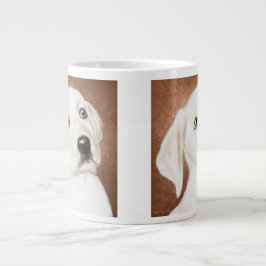 Gult Labrador Puppy Giant Coffee Mugg Jumbo Mugg