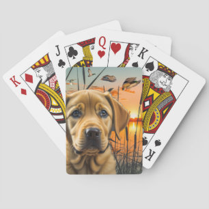 Gult Labrador Puppy Spelkort, Labrador Casinokort