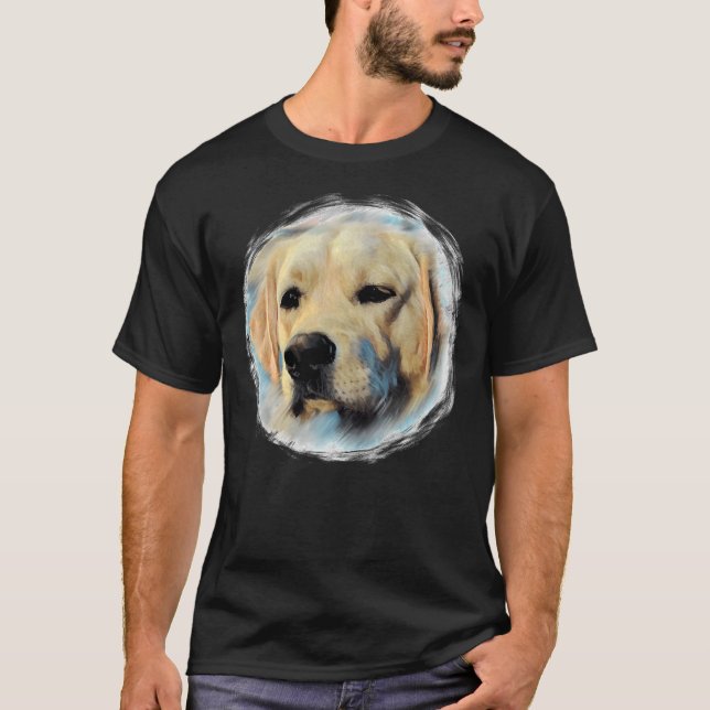 Gult Labrador Retriever 33 T Shirt (Framsida)