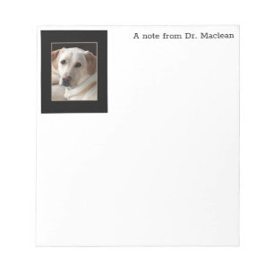 Gult Labrador Retriever Anteckningsblock