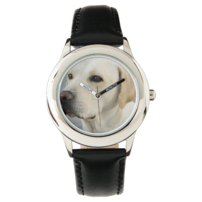 Gult Labrador Retriever Armbandsur (Framsida)
