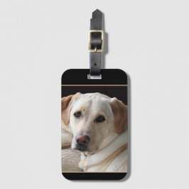 Gult Labrador Retriever Bagagebricka