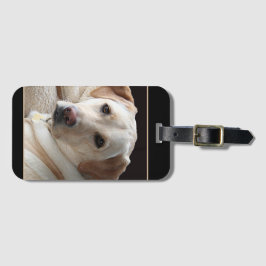 Gult Labrador Retriever Bagagebricka