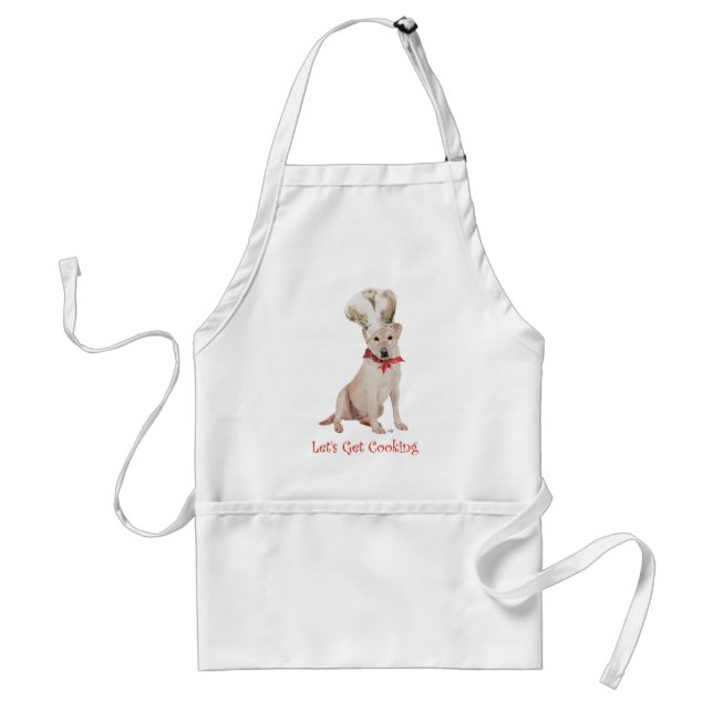 Gult Labrador Retriever Cooking Förkläde (Framsidan)