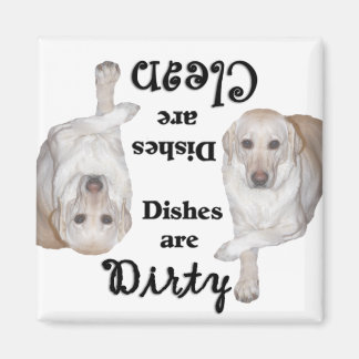 Gult Labrador Retriever Dishwasher Magnet