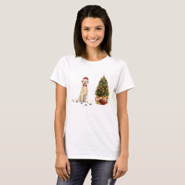 Gult Labrador Retriever Funny Jul Hund T Shirt