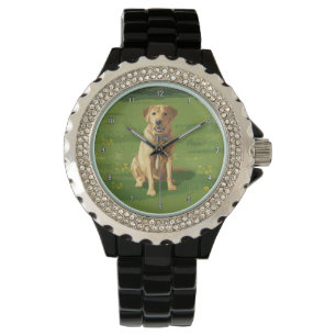 Gult Labrador Retriever Hund Armbandsur