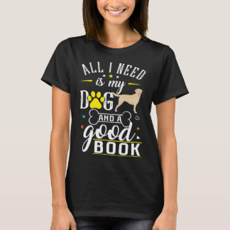 Gult Labrador Retriever Hund Cute som säger Bokar  T Shirt