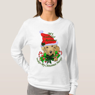 Gult Labrador Retriever-julklappar T-shirt