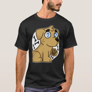 Gult Labrador Retriever Labradorable Curly Hund B T Shirt