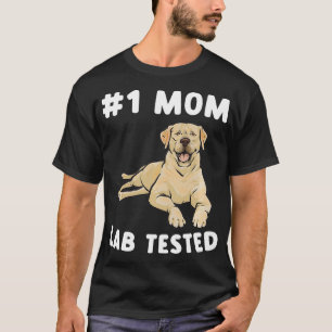 Gult Labrador Retriever Mamma Gul lab Testad T Shirt