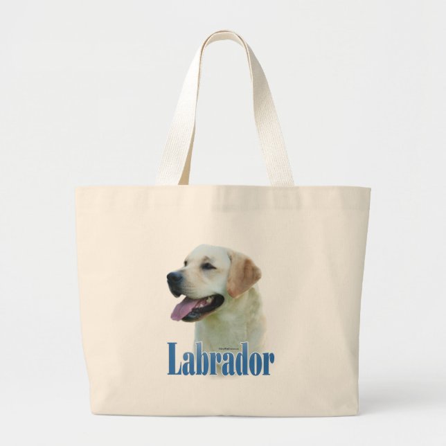 Gult Labrador Retriever Namn Jumbo Tygkasse (Framsidan)