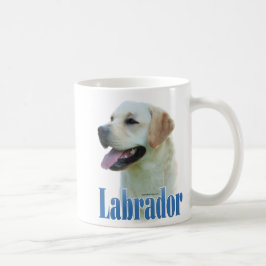Gult Labrador Retriever Namn Kaffemugg