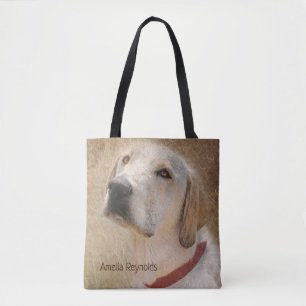 gult Labrador Retriever porträtt Tygkasse