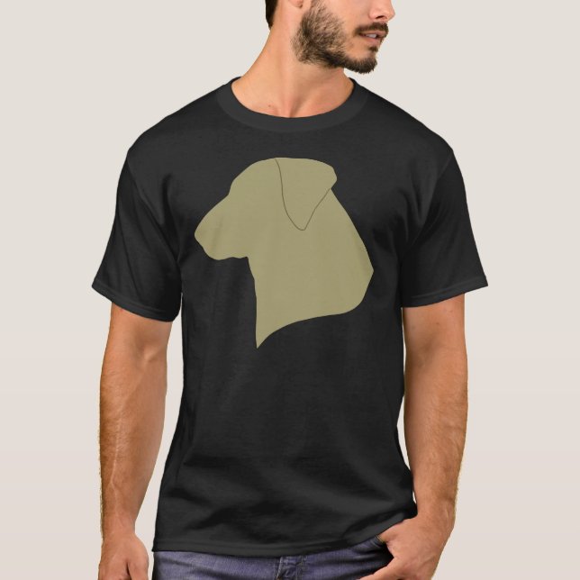 Gult Labrador Retriever T Shirt (Framsida)