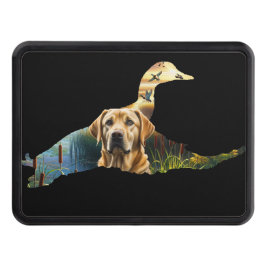 Gult Labrador Retriever Trailer Hitch Cover Dragkroksskydd