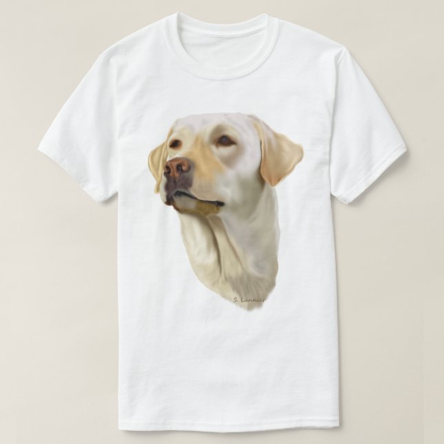 Gult Labrador Retriever Tröja (Design framsida)