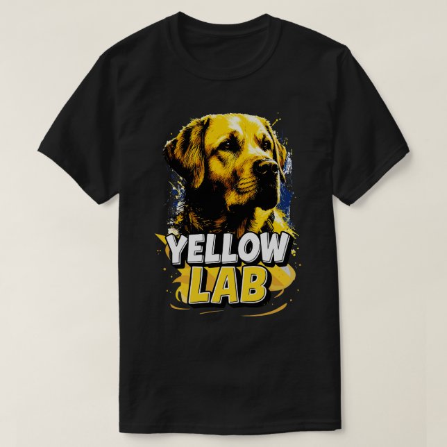 Gult Labrador Retriever Trusted Assion T Shirt (Design framsida)