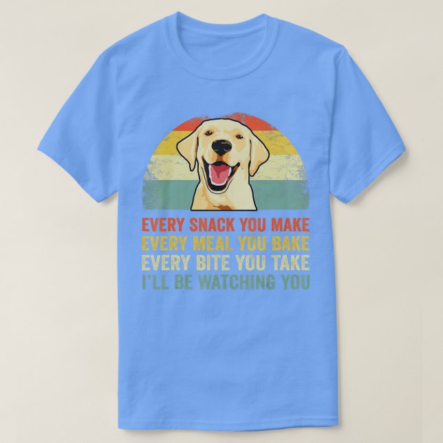 Gult Labrador s Lab Pappa Gult Labrador Retrieve T Shirt (Design framsida)