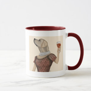 Gult Labrador Vin Snob Mugg