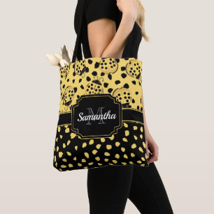 Gult Ladybugs Tygkasse