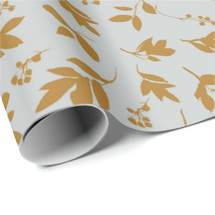 Gult Leafy Gren Tissue Paper Presentpapper