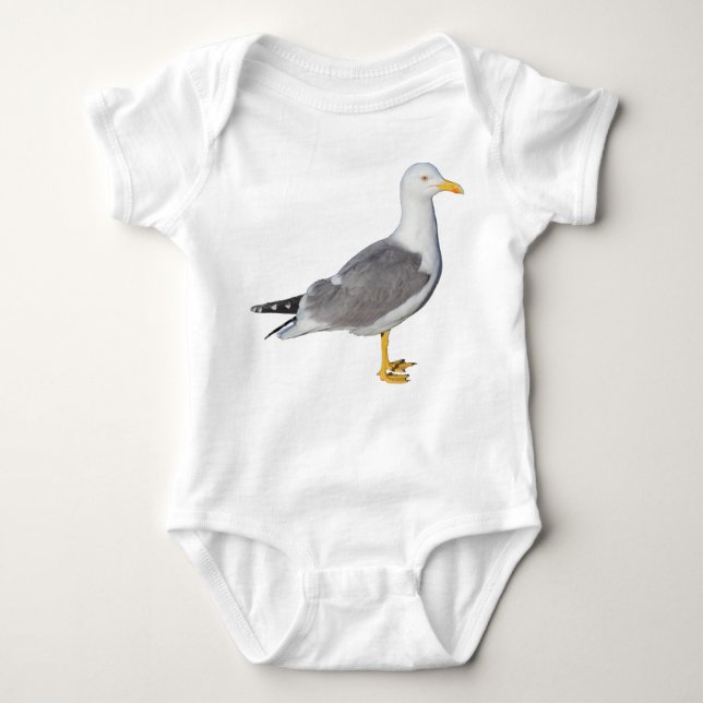 Gult Legged Gull T Shirt (Framsida)