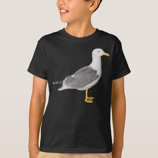 Gult Legged Gull Tee Shirt (Framsida)