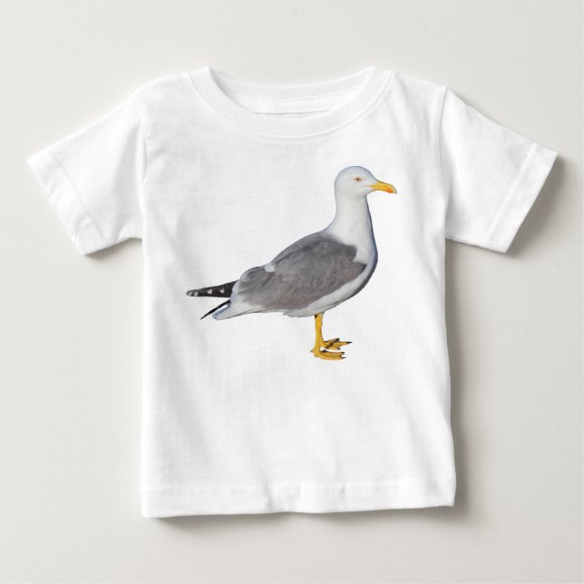Gult Legged Gull Tee Shirt (Framsida)