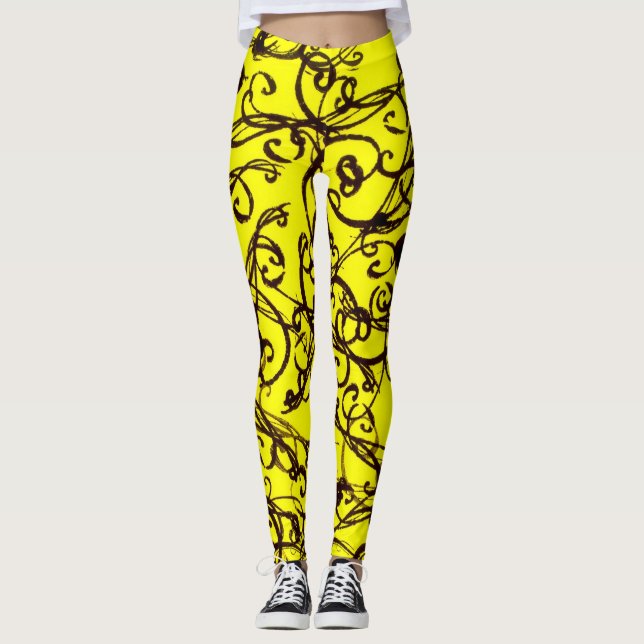 Gult Leggings (Framsida)