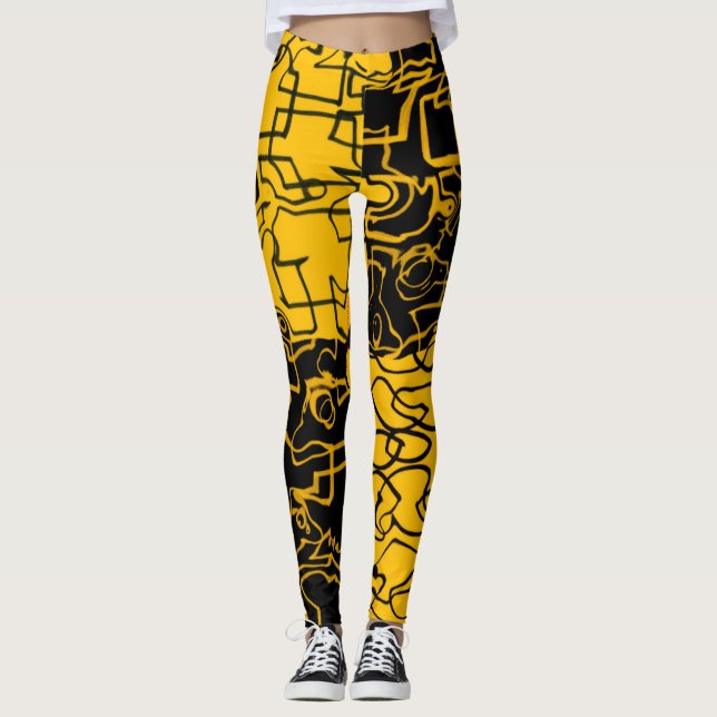 Gult Leggings (Framsida)