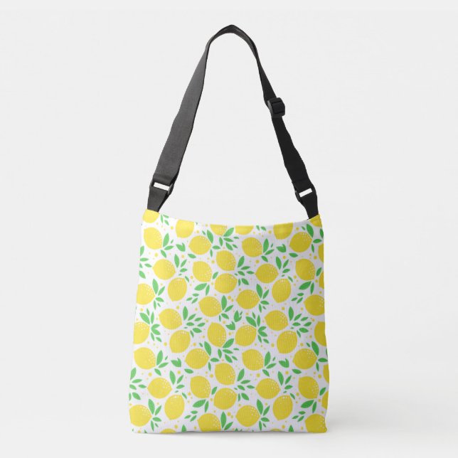 Gult Lemon Crossbody Bag Axelväska (Framsida)