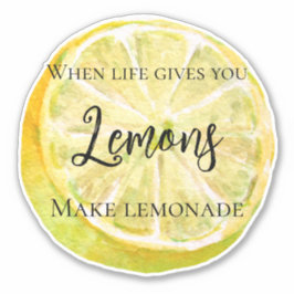 Gult Lemon Personlig Klistermärken