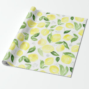 Gult Lemon Presentpapper