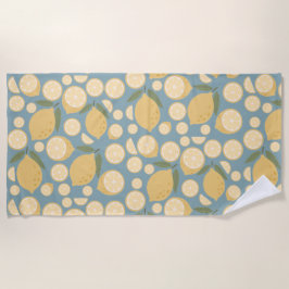 Gult Lemon Seamless Mönster