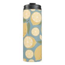 Gult Lemon Seamless Mönster