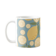 Gult Lemon Seamless Mönster